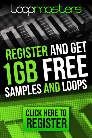 Register for Free Samples and Loops at Loopmasters.com
