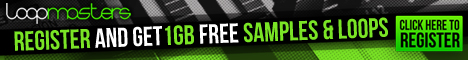 Register for Free Samples and Loops at Loopmasters.com